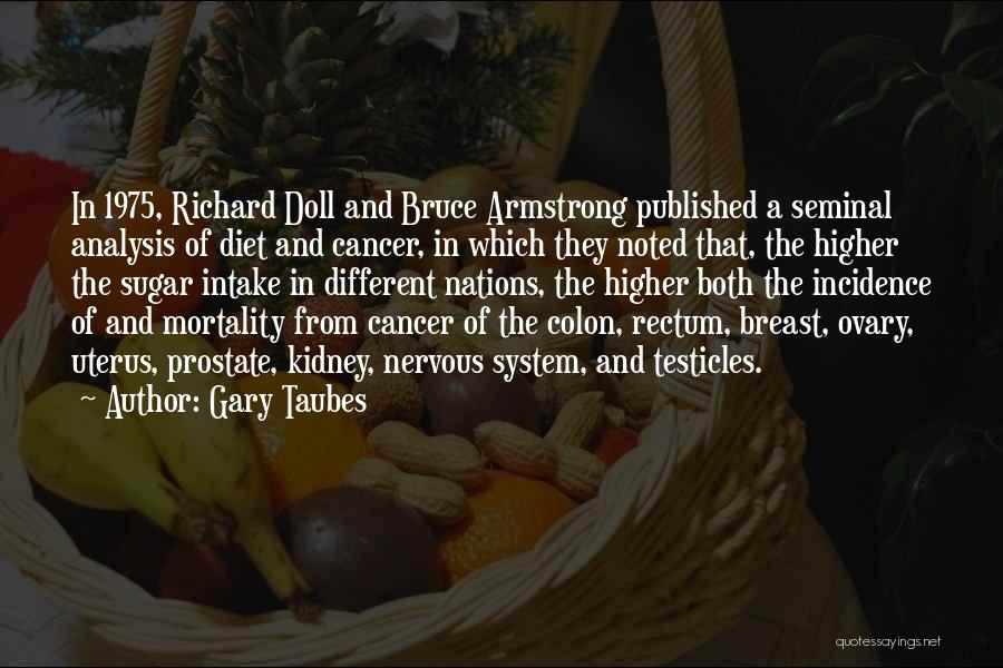 Testicles Quotes By Gary Taubes