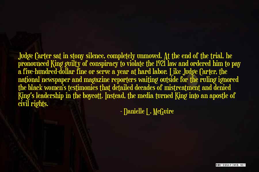 Testimonies Quotes By Danielle L. McGuire Testimonies Quotes By Danielle L. McGuire