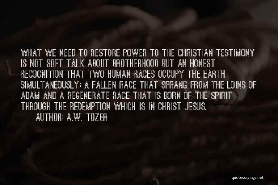 Testimony Christian Quotes By A.W. Tozer