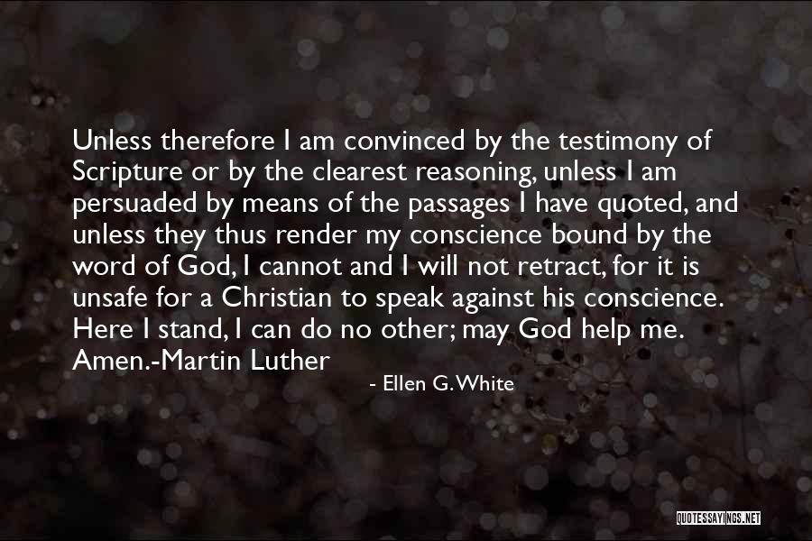 Testimony Christian Quotes By Ellen G. White