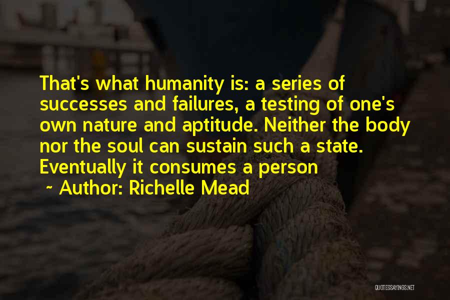 Testing A Person Quotes By Richelle Mead