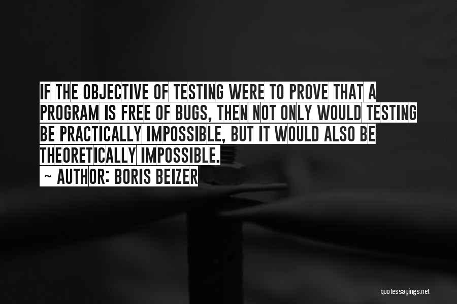 Testing Quotes By Boris Beizer