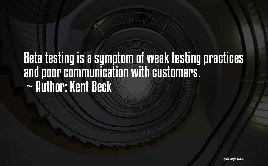 Testing Quotes By Kent Beck