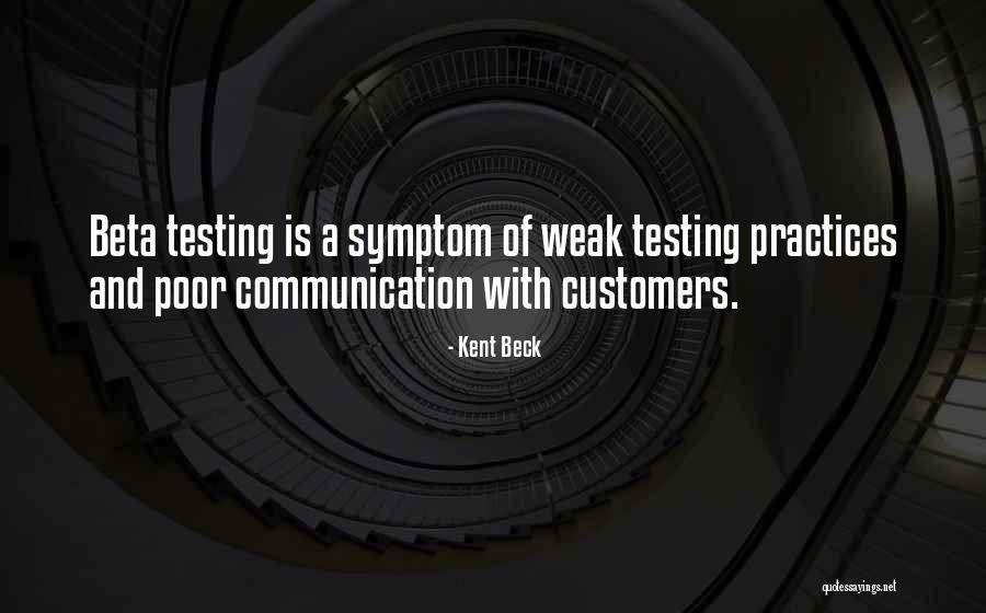 Testing Quotes By Kent Beck