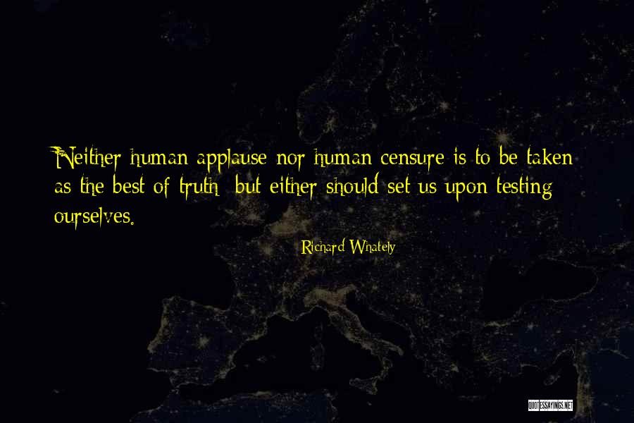 Testing Quotes By Richard Whately Testing Quotes By Richard Whately