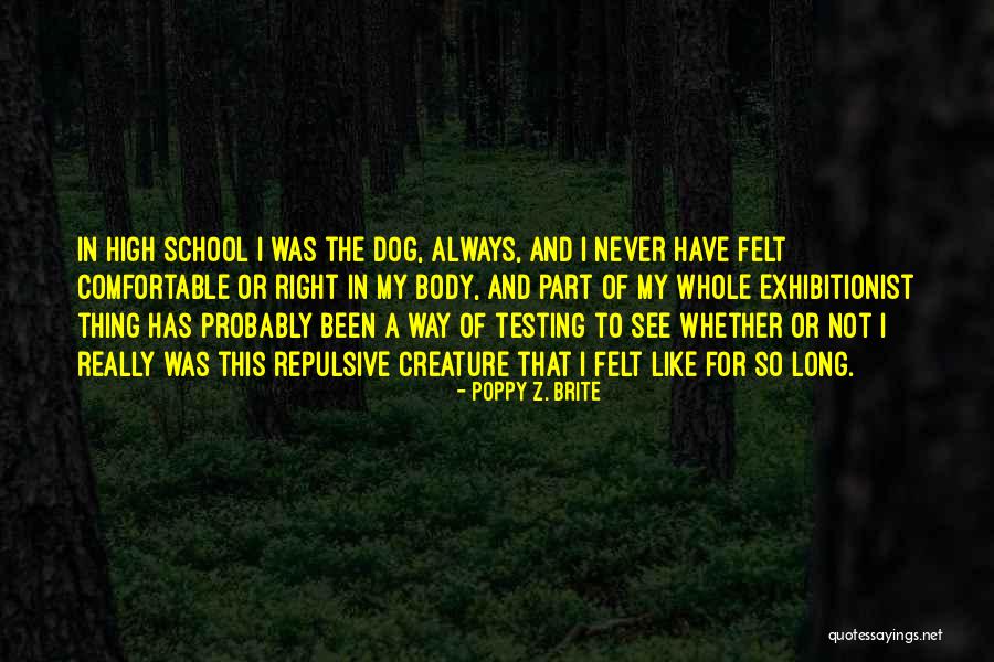 Testing That Quotes By Poppy Z. Brite Testing That Quotes By Poppy Z. Brite