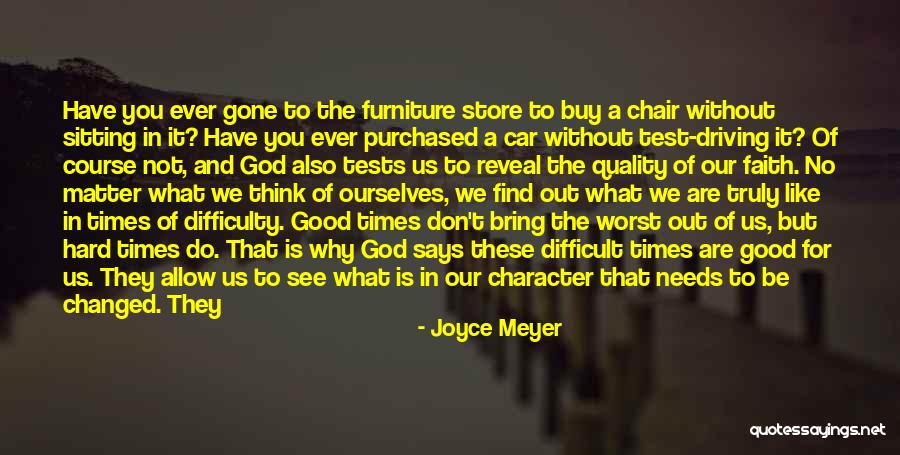 Tests From God Quotes By Joyce Meyer Tests From God Quotes By Joyce Meyer