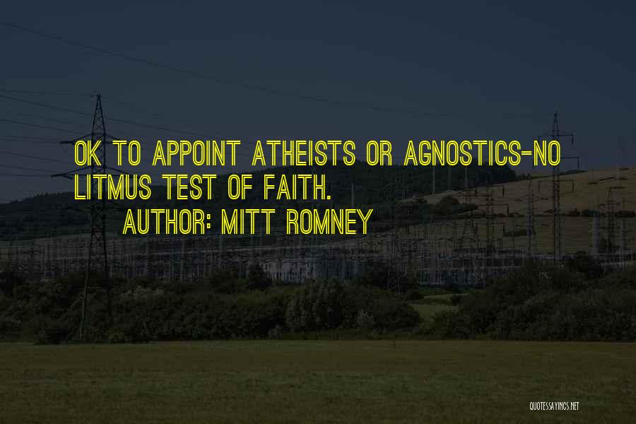 Tests Of Faith Quotes By Mitt Romney