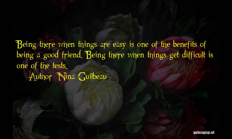 Tests Of Love Quotes By Nina Guilbeau