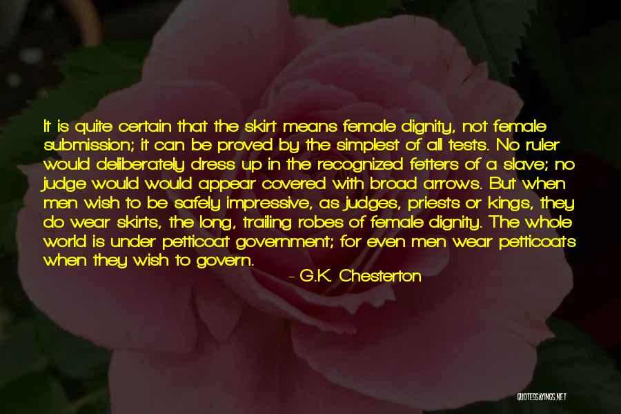 Tests Quotes By G.K. Chesterton