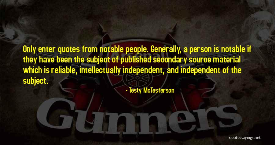 Testy McTesterson Quotes 543524