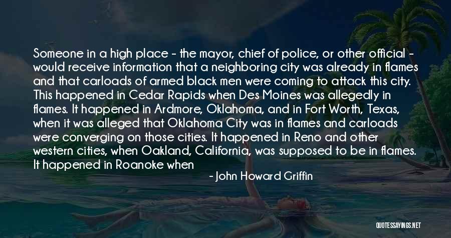 Texas Oklahoma Quotes By John Howard Griffin