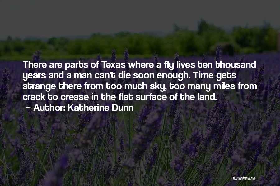 Texas Sky Quotes By Katherine Dunn