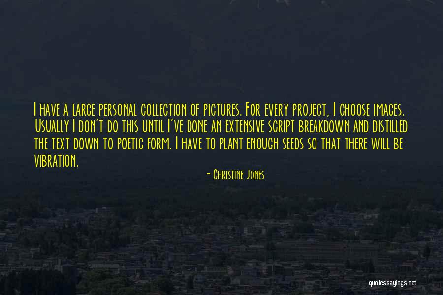 Text Collection Quotes By Christine Jones