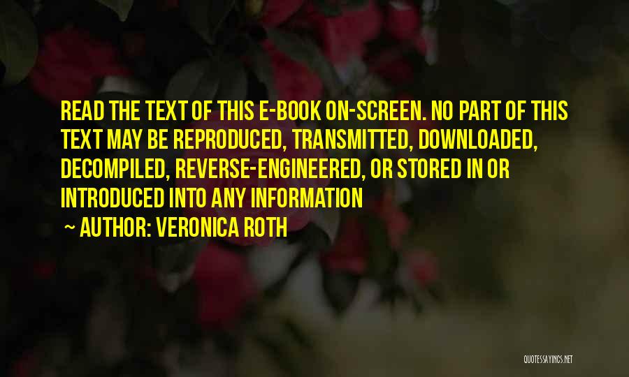 Text Me Now Quotes By Veronica Roth