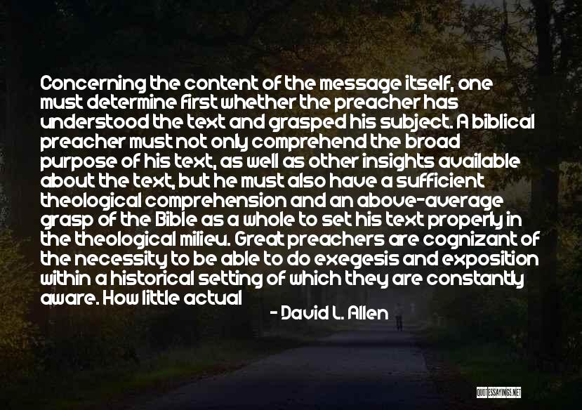 Text Message Quotes By David L. Allen Text Message Quotes By David L. Allen