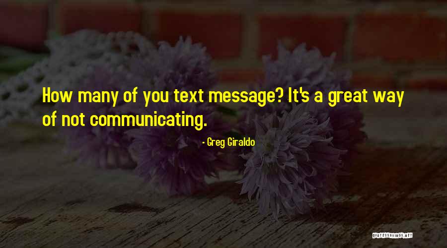Text Message Quotes By Greg Giraldo Text Message Quotes By Greg Giraldo