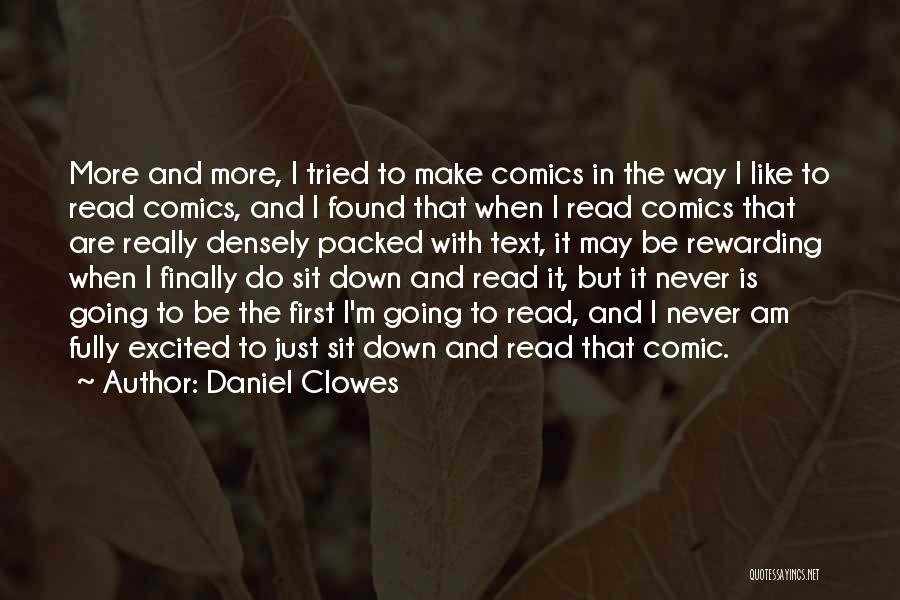 Text You First Quotes By Daniel Clowes