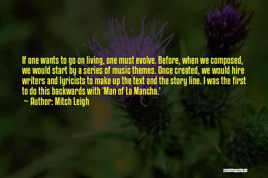 Text You First Quotes By Mitch Leigh