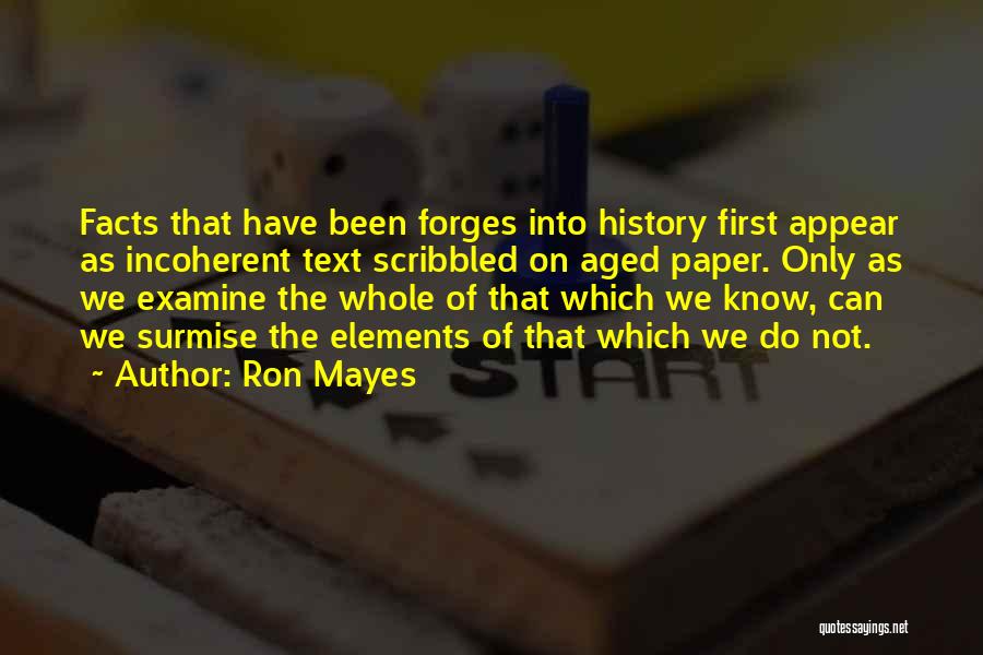 Text You First Quotes By Ron Mayes