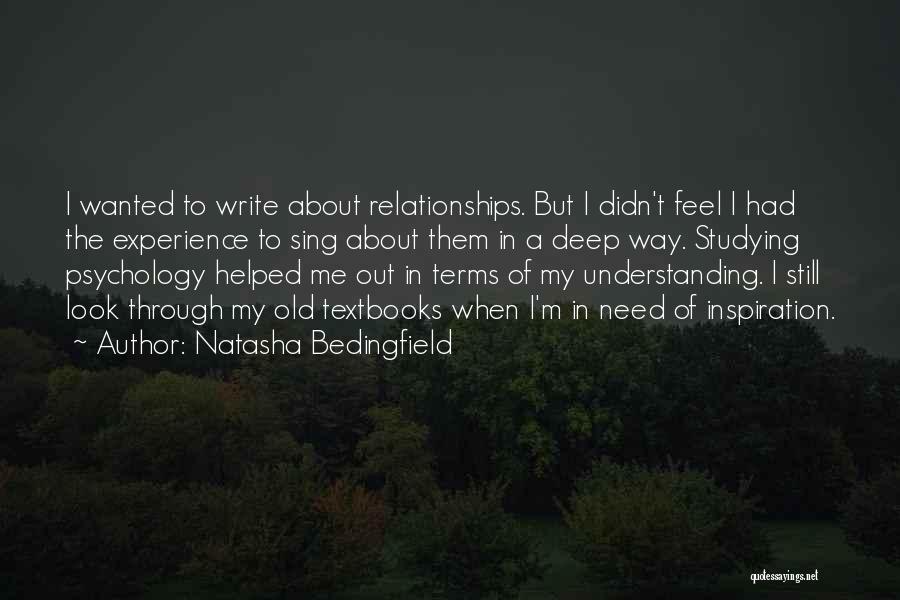 Textbooks Quotes By Natasha Bedingfield