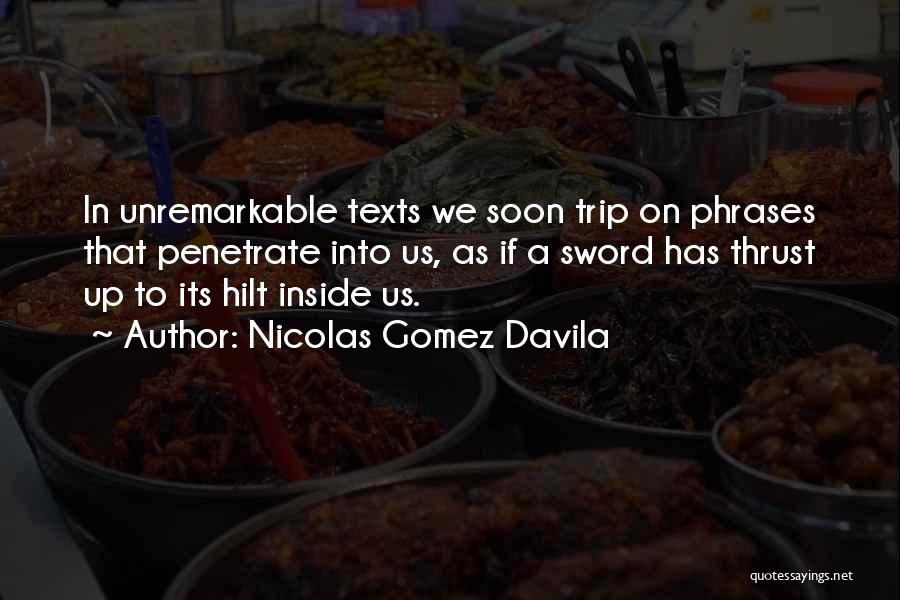 Texts Quotes By Nicolas Gomez Davila