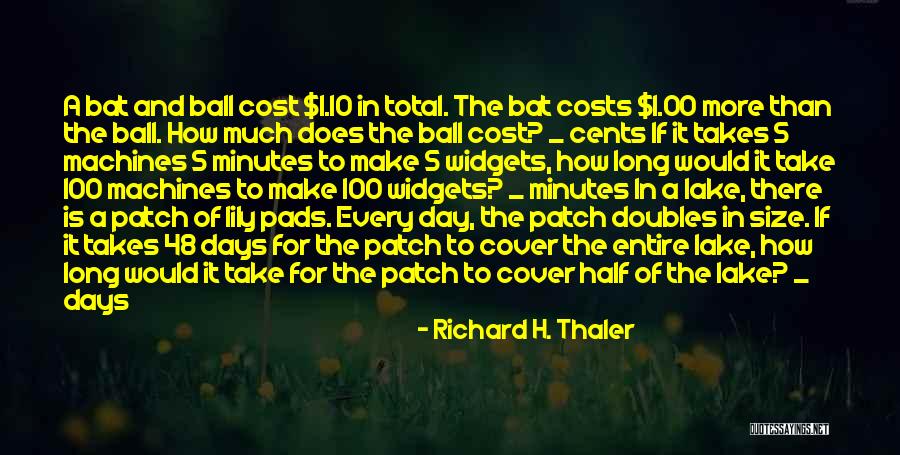 Thaler Quotes By Richard H. Thaler Thaler Quotes By Richard H. Thaler