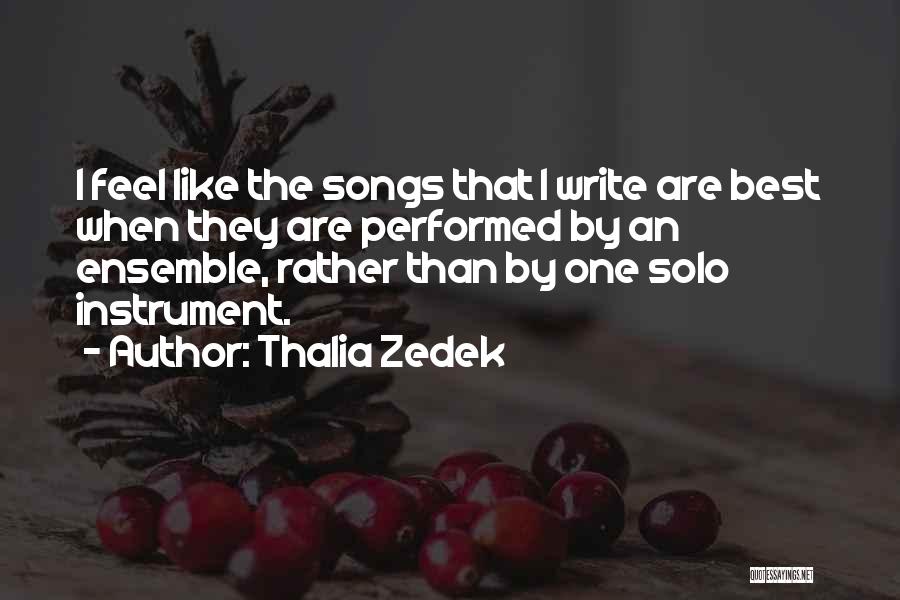 Thalia Zedek Quotes 415107