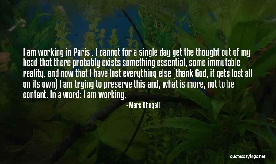 Thank God For Everything Quotes By Marc Chagall