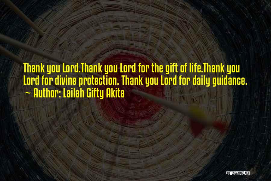 Thank Lord Quotes By Lailah Gifty Akita