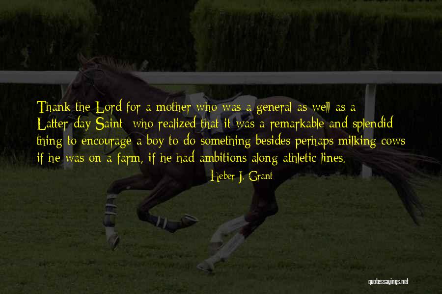 Thank The Lord Quotes By Heber J. Grant Thank The Lord Quotes By Heber J. Grant