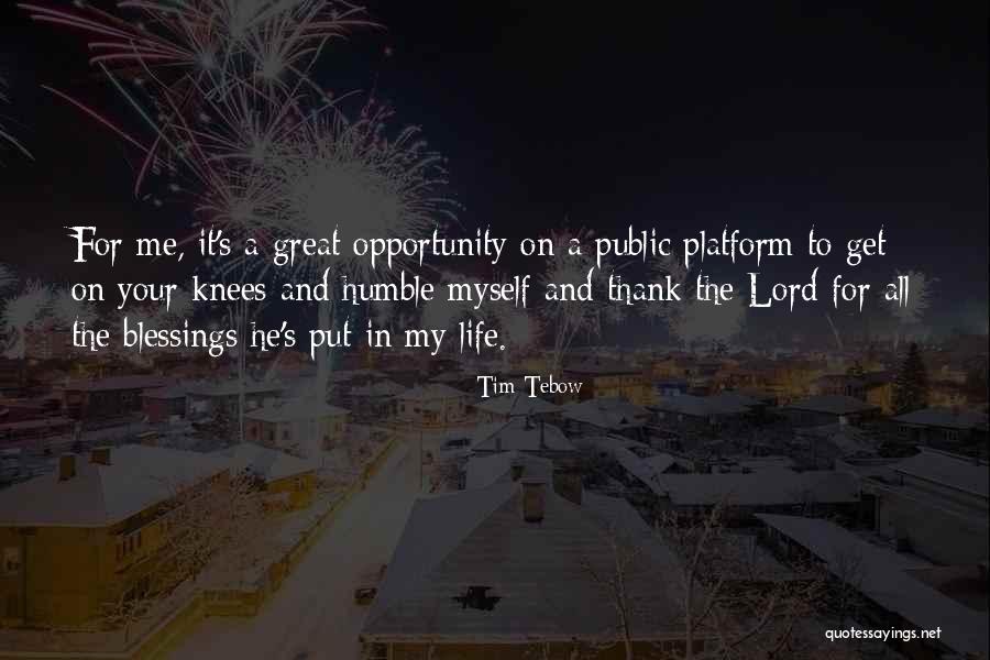 Thank The Lord Quotes By Tim Tebow Thank The Lord Quotes By Tim Tebow