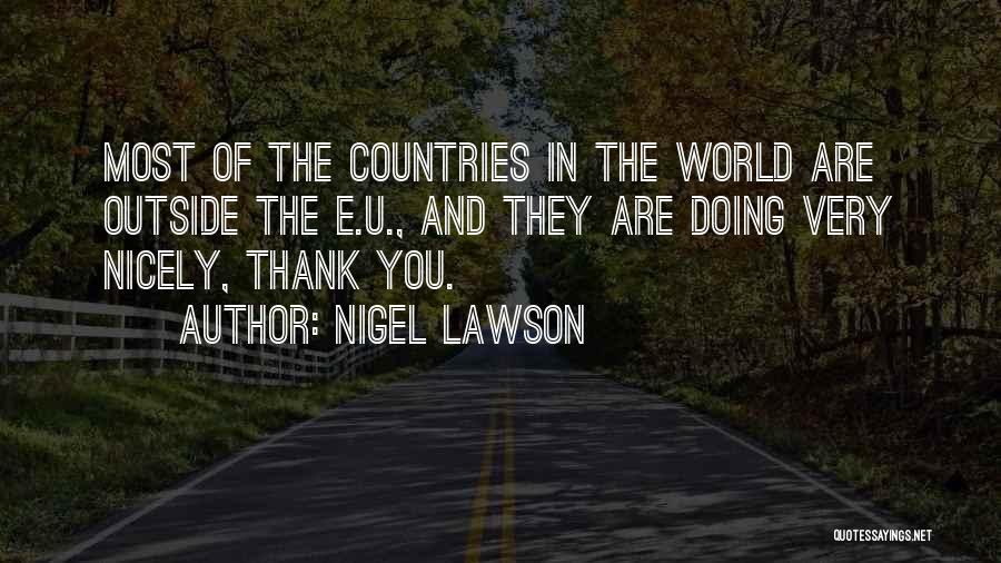 Thank U Quotes By Nigel Lawson