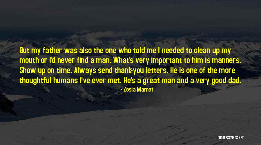 Thank You Also Quotes By Zosia Mamet