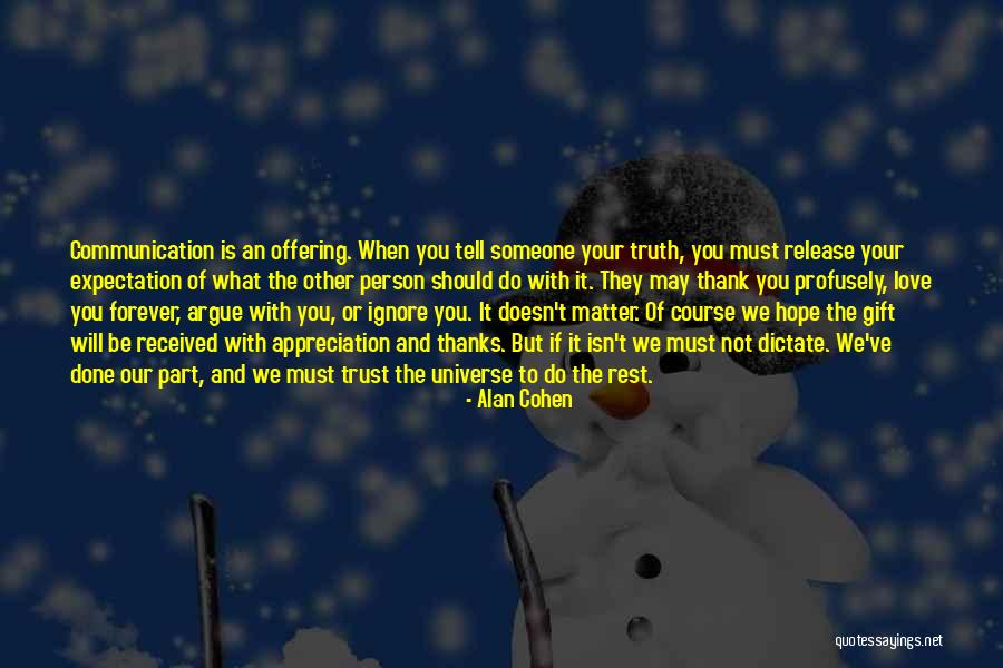 Thank You And Appreciation Quotes By Alan Cohen Thank You And Appreciation Quotes By Alan Cohen