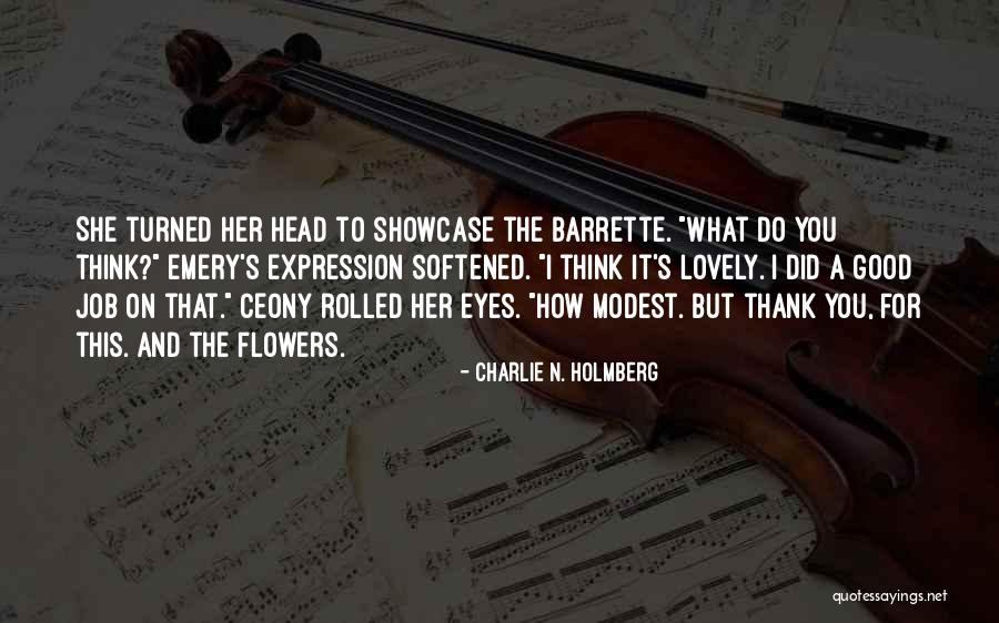 Thank You And Quotes By Charlie N. Holmberg Thank You And Quotes By Charlie N. Holmberg