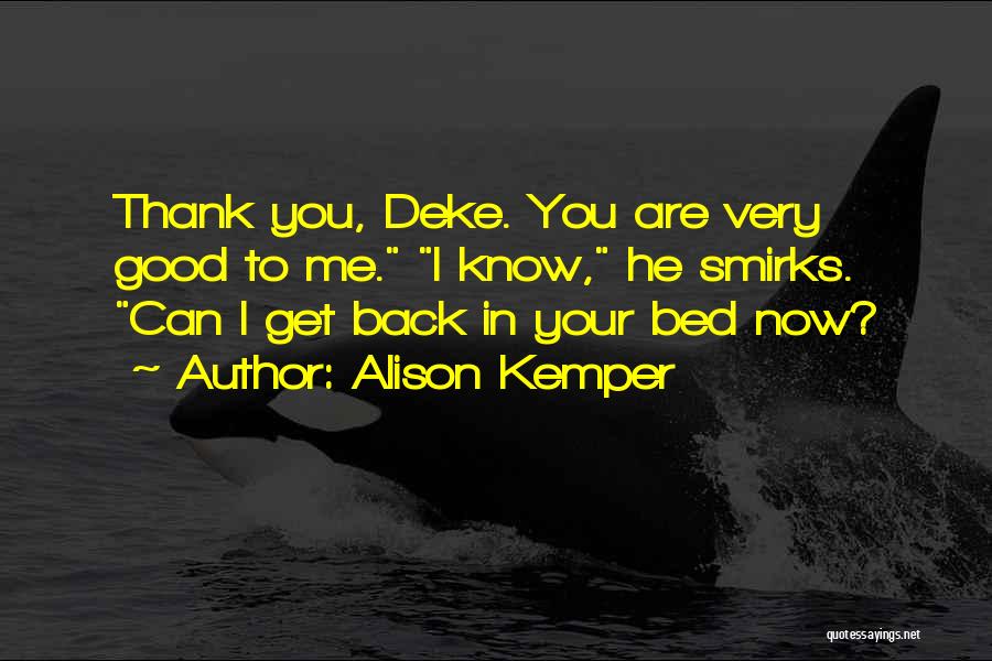 Thank You Are Quotes By Alison Kemper