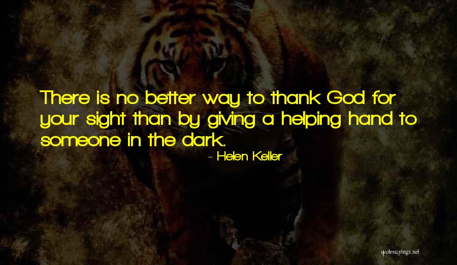 Thank You Attitude Quotes By Helen Keller