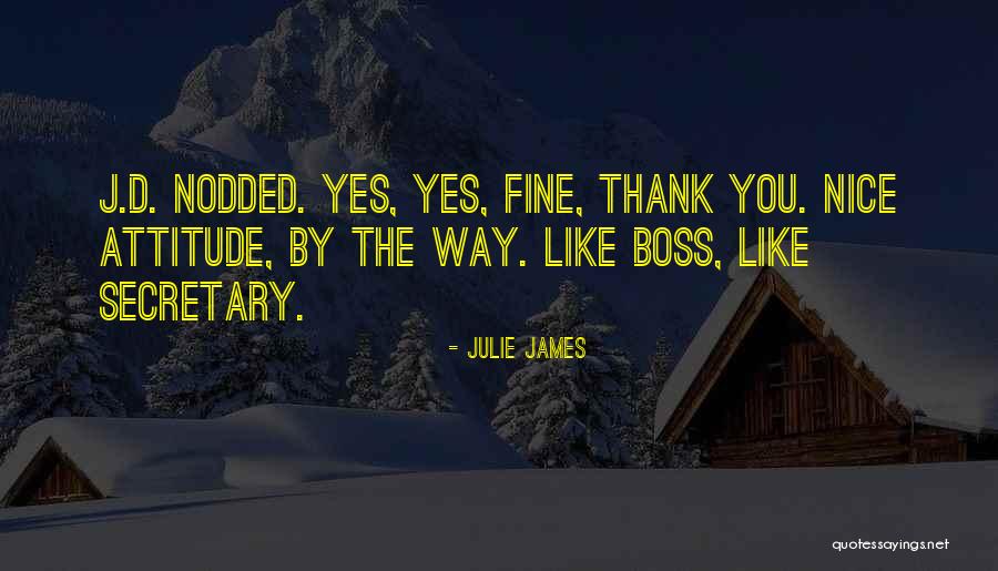 Thank You Attitude Quotes By Julie James