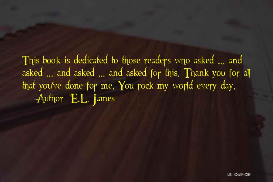 Thank You Book Quotes By E.L. James