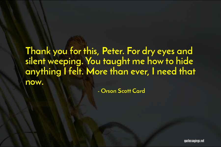 Thank You Card Quotes By Orson Scott Card Thank You Card Quotes By Orson Scott Card