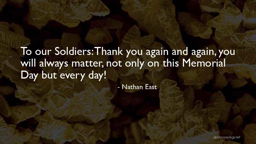 Thank You Day Quotes By Nathan East Thank You Day Quotes By Nathan East
