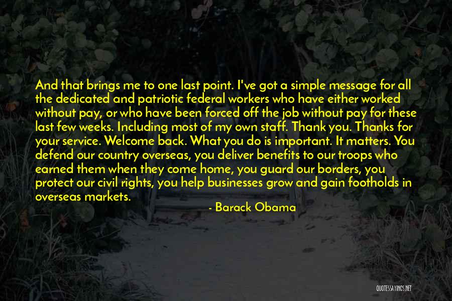 Thank You For All Your Work Quotes By Barack Obama Thank You For All Your Work Quotes By Barack Obama