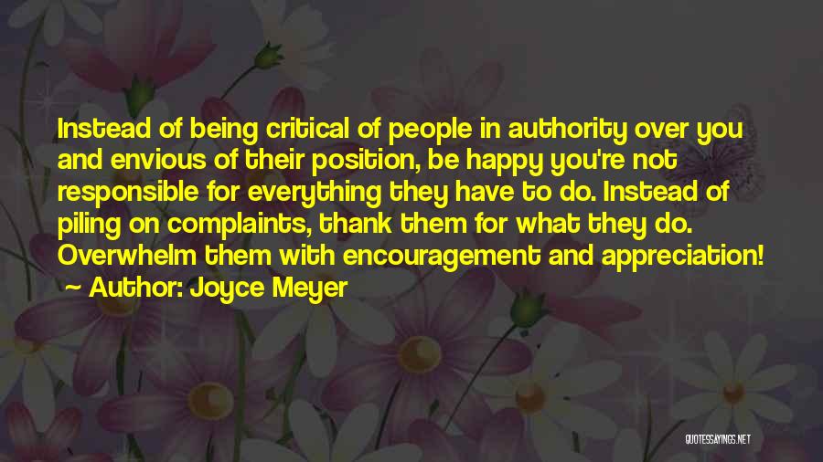 Thank You For Everything Quotes By Joyce Meyer