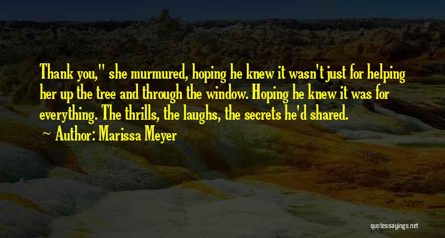 Thank You For Everything Quotes By Marissa Meyer