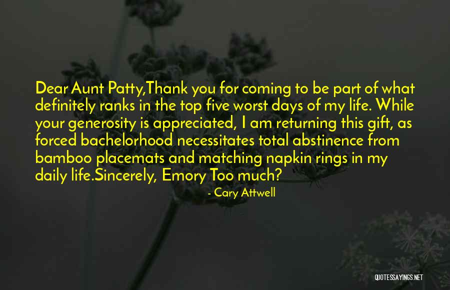 Thank You For Generosity Quotes By Cary Attwell Thank You For Generosity Quotes By Cary Attwell