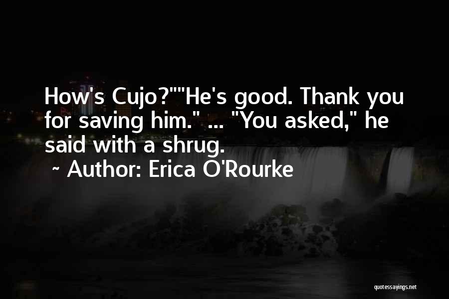 Thank You For Him Quotes By Erica O'Rourke