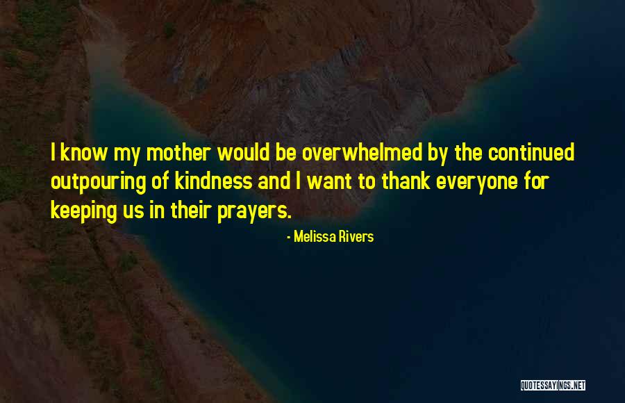 Thank You For Kindness Quotes By Melissa Rivers Thank You For Kindness Quotes By Melissa Rivers