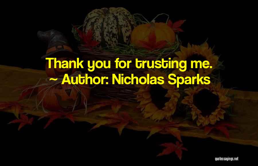 Thank You For Quotes By Nicholas Sparks