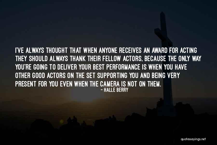 Thank You For Supporting Quotes By Halle Berry Thank You For Supporting Quotes By Halle Berry